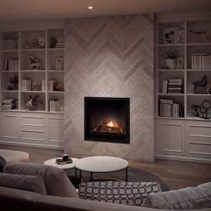 S42 - Foyer à gaz carré 42"